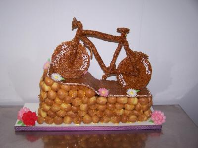 pièce montée vélo