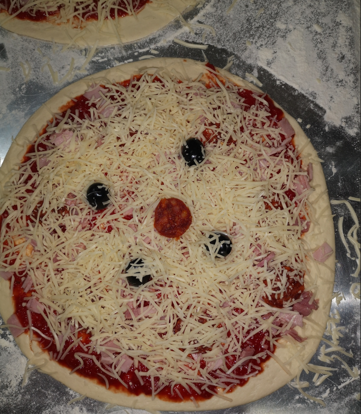 pizza Chorizo cru