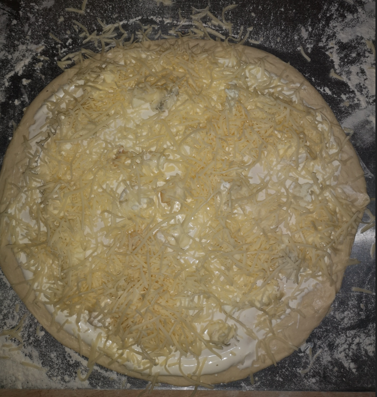 pizza 4 Fromages cru