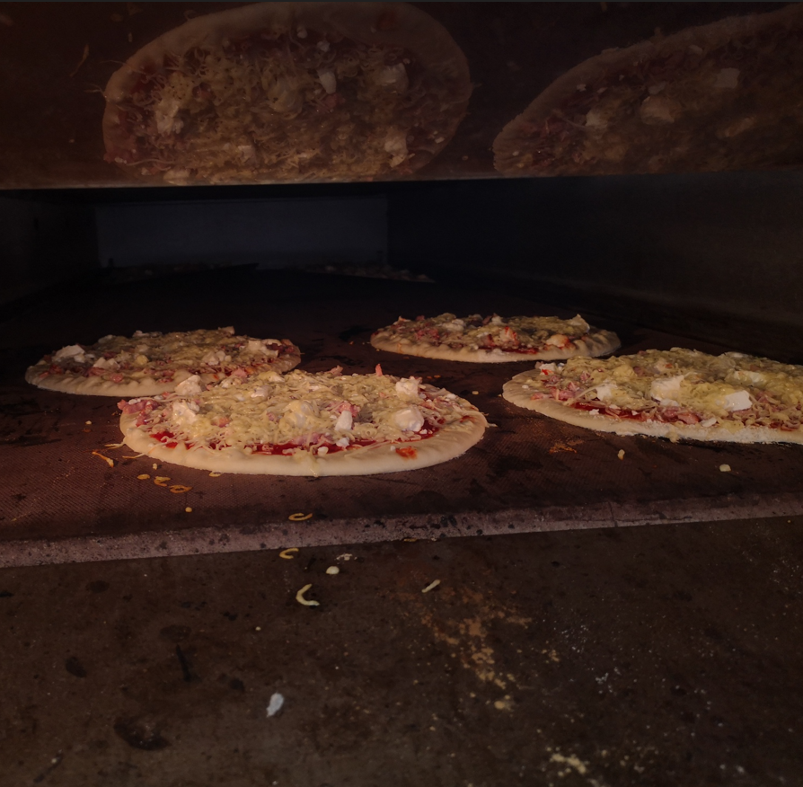 Pizza cuisson